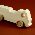 Fire Truck Party Favors - Package Of 10 Wood Toy..