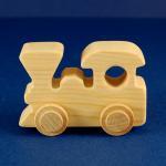 Train Party Favors - Package Of 10 Wood Toy Train..