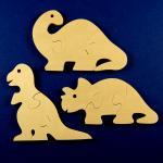 Dinosaur Party Favors - Package Of 12 Wooden..