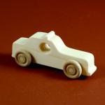 Police Car Party Favors - Package Of 10 Wood Toy..