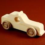 Police Car Party Favors - Package Of 10 Wood Toy..