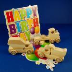 Construction Party Favors - Package Of 9 Wood Toy..