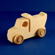 Dump Truck Party Favors - Package of 10 Wood Toy Dump Trucks