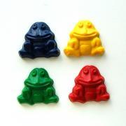 Frog Party Favors - Package of 12 Frog Shaped Crayons