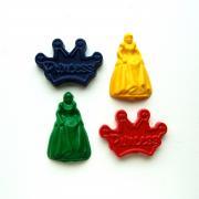 Princess Party Favors - Package of 12 Princess and Crown Shaped Crayons
